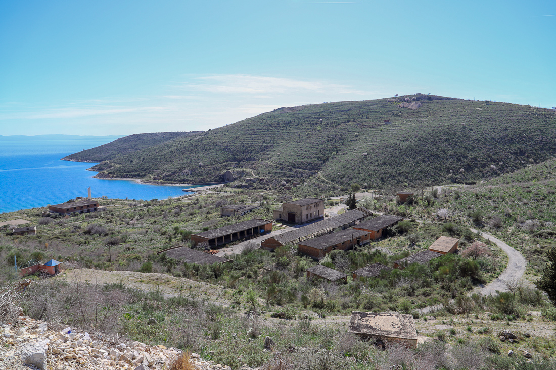 Marinecomplex en onderzeeërbunker Porto Palermo | maart 2019 | Himare | Albanië