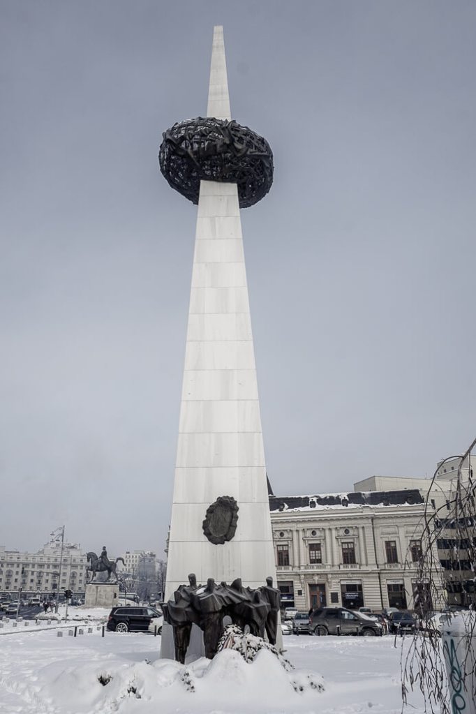 Monument op Plein van de Revolutie | Boekarest | Roemenië